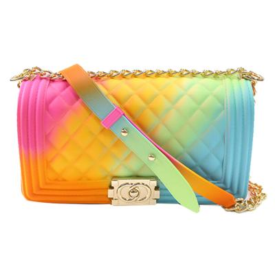 China 2020 Fashion New Arrivals RTS Factory Order Small Quantity Fashion Ladies PVC Jelly Purses and Handbags for sale