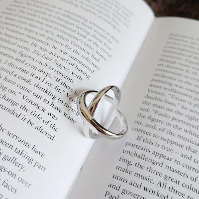 China Casual/Sporty Simple Betrayal 925 Sterling Silver Adjustable Ring for sale