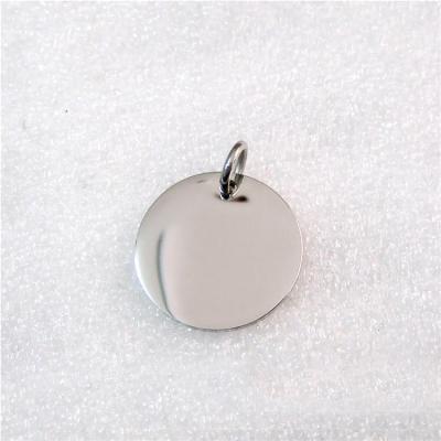 China 925 Personalized Custom Made Casual/Sporty Sterling Silver Circle Round Blank 8mm 10mm for sale