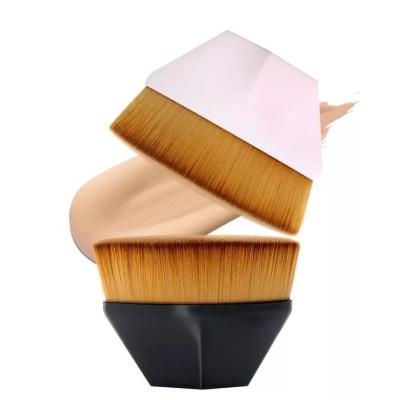 China Loose Air Powder Air Makeup Brush Flat Brush ALOECOME Hot-Product Single Base Brush for sale