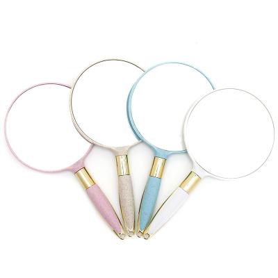 China Custom Wholesale Private Label Personalized Hand Held Make Up Mirror Cosmetic for sale