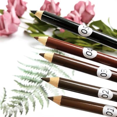 China Drawn Eyebrow Waterproof Organic Powder Pigment Wooden Eyebrow Pencil For Makeup for sale