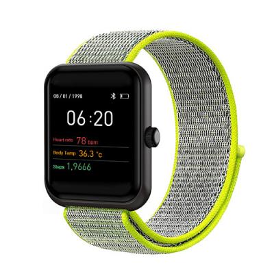 China Touch Screen Smartwatch with SDK API for Health Heart Rate Stress Management Skin Temperature Fatigue Monitoring Smart Band for sale