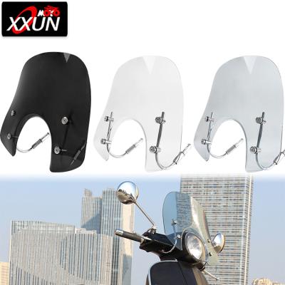 China XXUN Polycarbonate Motorcycle Accessories Plastic Windshield Windshield For Vespa LX 150 Piaggio 125 50 Super Sport BJ GT200 GTS250 GTS300 125 for sale