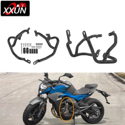 China XXUN Motorcycle Steel Guard Engine Guard Crash Bar Frame Falling Bumper Sliders For CFMOTO 400NK 650NK 2016 2017 2018 2019 2020 for sale