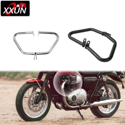 China XXUN Motorcycle Steel Accessories Crash Bar Engine Guard For Triumph Bonneville Bobber Thruxton R Street Cup T100 Twin T120 2016-2021 for sale