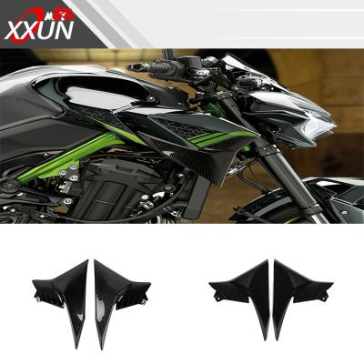 China XXUN Sports Motorcycle Accessories Fairing Cowl Radiator Left Right Side Cover Panel For Kawasaki Z900 Z 900 2020 2021 for sale