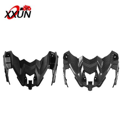 China XXUN Sports Motorcycle Accessories Headlight Front Upper Cover Head Cowl Fairing For Kawasaki Z900 Z 900 2020 2021 for sale