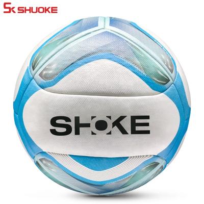 China Customized 2021 high quality pvc soccer pro thermal bonded pvc soccer ball football for sale