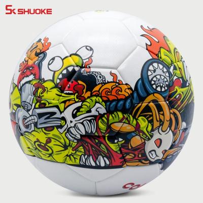 China Eco Friendly OEM Factory Custom PU Size Thermal 5 Match Soccer Binding Entryway Soccer Ball for sale