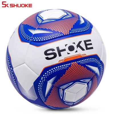 China Eco-friendly Futsal Sports Ball Cheap Custom Screen Printing Soccer Customized Photo Blue Proton PU--2nd Soccer Balls for sale