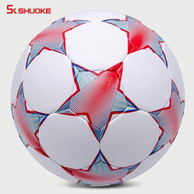 China Soccer Traning 2021 New Arrivals Match Training Balls Sports Goods Custom Printing PU Soccer Ball Thermal Bonded Size 5 Football for sale