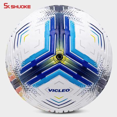 China OEM Factory Eco Friendly Durable Custom Thermal Bonded Training Soccer Ball Match PU Leather Size Price Official Football for sale