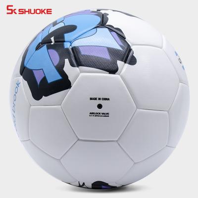 China Custom Size 5 Freestyle Eco-Friendly Football Thermal OEM OEM Factory Entrance Sticking Soccer Ball for sale