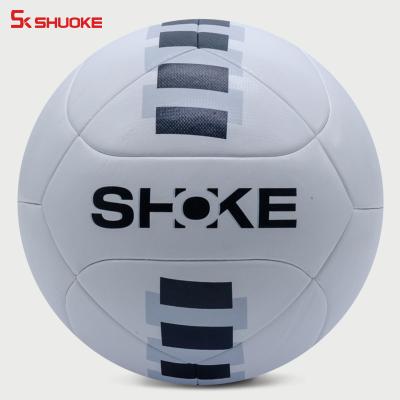 China Good Quality PU Guangdong Shoke Size 5 Sports Practical Exercise Thermal Inlet Sticking Football for sale