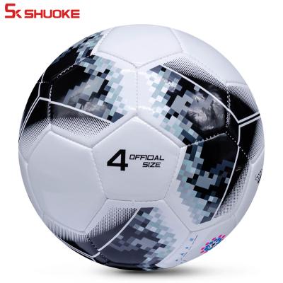 China Official Rebound Size 5 New Low PVC Leather Stitching Lamination Soccer Ball Machine Training Football for sale