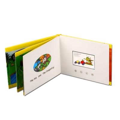 China Video Brochure Vietnam 4.3 Inch Hardcover Invitation_Cards Hologram Brochures With Photo Insert for sale