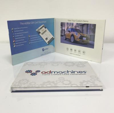 China All Country Video Brochure Map LCD Screen 7 Inch Video Brochure For Advertising for sale