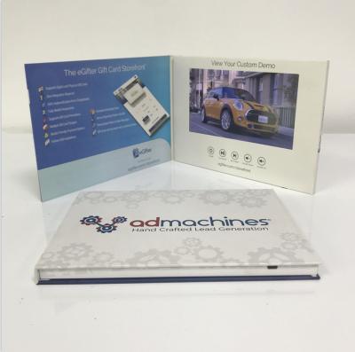 China All Custom LCD Brochure A5 4.3 Inch 5 Inch 7 Inch Screen Video Brochure For Marketing for sale