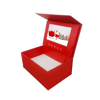 China China Surprised Gift Video Card Box Video Brochure Box LCD Screen Box Brochure for sale