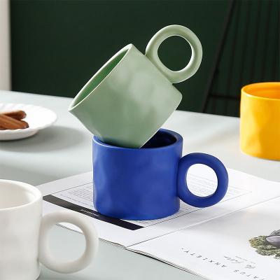 China Yiehoom OEM/ODM Para de vasos scam ceramic tumbler china coffee set viable coffee cup with saucer coffee cup for sale