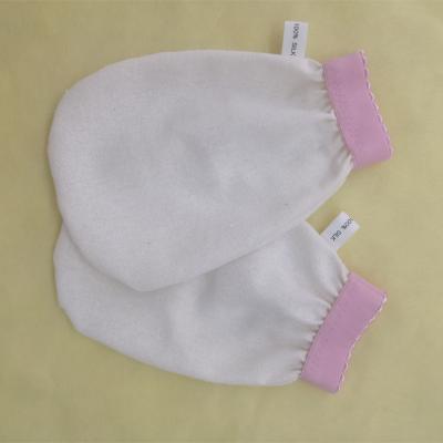 China All Natural Exfoliating Glove Hammam Turkish Silk Scrub Gloves Exfoliating Glove for sale