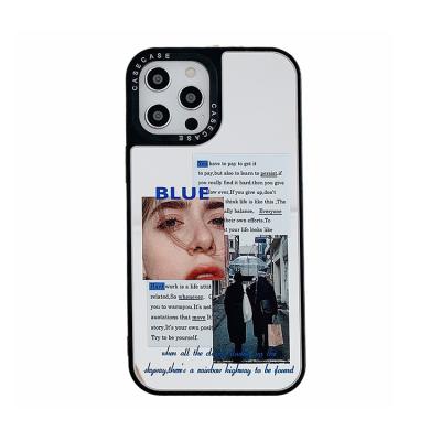 China Anti-drop Glass Mirror Design Phone Case For Iphone 11 Pro Max, Custom Design Cell Phone Case For Iphone 12 Case for sale