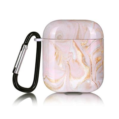 China Protect Earphones Wearing The Second Generation Air Pod Case Marble Earphone For Airpods for sale