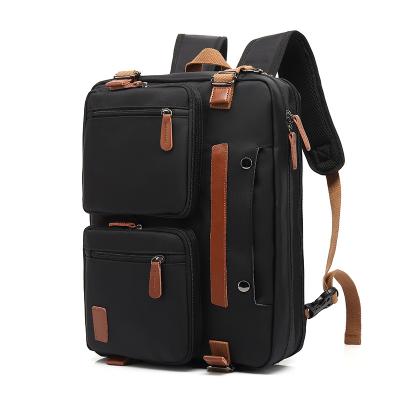 China Waterproof 15 & 17 Inch Fashion Travel Laptop Polyester Office Messenger Bag Laptop For Men Nylon Custom Women Backpack for sale