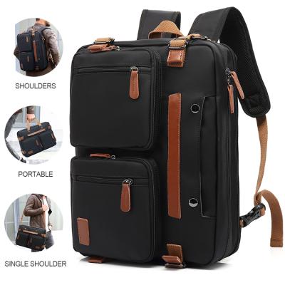 China Custom 15 & 17 Inch Fashion Travel Laptop Backpack Nylon Women's Eco-friendly Polyester Waterproof Office Backpacks Laptop Bags For Men for sale