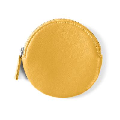 China 2021 High Quality Hot Selling Genuine Leather Student Coin Soft Coin Purse Shoulder Round Zipper Small Bags For Kids for sale