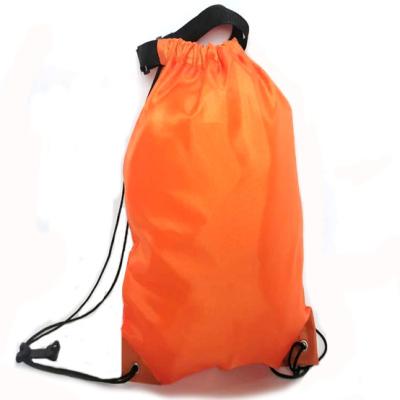 China Travel Bag Polyester Cheap Custom Webbing Package Promotional Drawstring Bag for sale