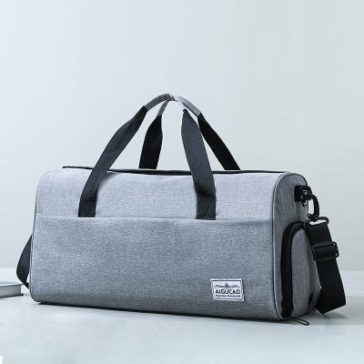 China Fashion Dry Separate Leisure Oxford Large Capacity Sports Position Shoe Storage Bag New Gray Portable Travel and Wet Cloth Bag for sale