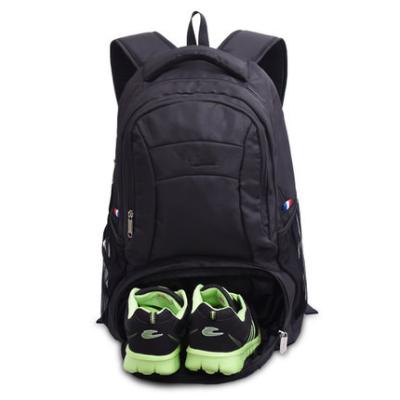 China Travel GYM Sports School Rucksack Unisex Waterproof Light Weight Hiking Rucksack With Shoe Compartment for sale