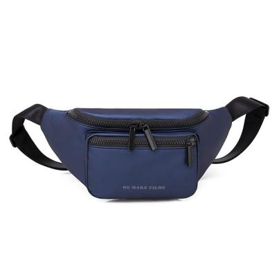 China 2021 Water Proof Fashion Breast Bag 2 Zipper Pockets Running Travel Colorful Sport Fanny Pack Waterproof for sale