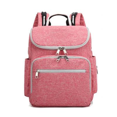 China With USB Fashion Diaper Bag Backpack Custom Mummy Bag For Women for sale