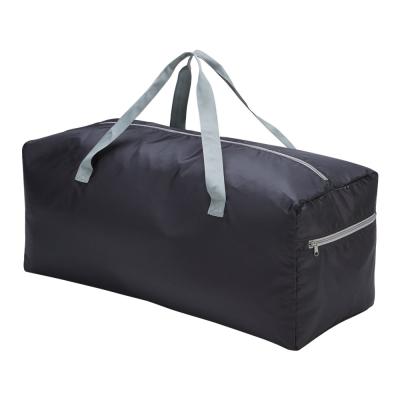 China Eco-friendly Polyester Folding Storage Portable Luggage Traveling Foldable Duffel Bag With Zipper Pocket for sale