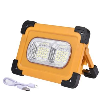 China Indoor& Quantex 60w Flood Light Outdoor Portable Solar Led Flood Light With Polysilicon Solar Panel for sale