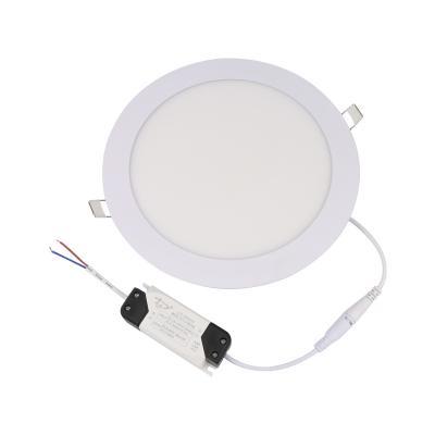 China Industrial slim led panel light downlight 24w recessed panel light 300mm for indoor led lighting for sale