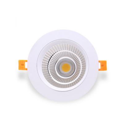 China Industrial New Design Round 5W LED COB Downlight Cut Led Downlight For Indoor Dimmable Recessed Bright White 55mm Black Adjustable for sale