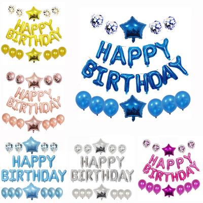 China Festival Decoration Balloons Foil Balloon Places Happy Birthday Party Places For Birthday Party Decoration Supplies for sale