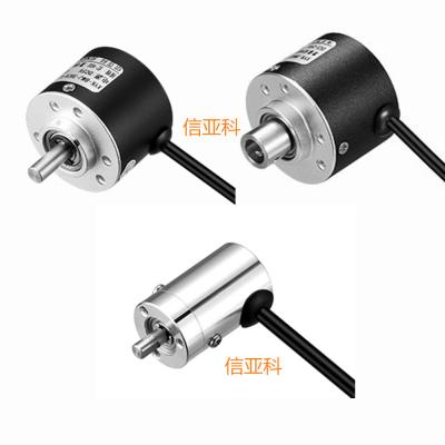 China Rotary Parts 12 Bit Motor Solid Shaft Angle Detection Absolute Encoder 38mm Encoder for sale