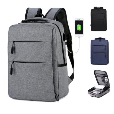 China With USB anti-theft backpack manufacturer nylon laptop smart bags with charging for men 15.6 inch backpack mochila school bags for sale