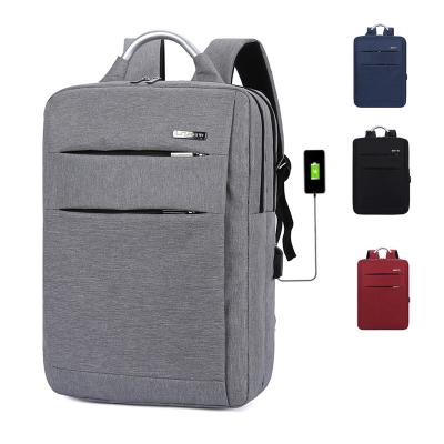 China With USB Business Men Anti Theft Protable Travel Waterproof USB Charging Slim Laptop Backpack for sale