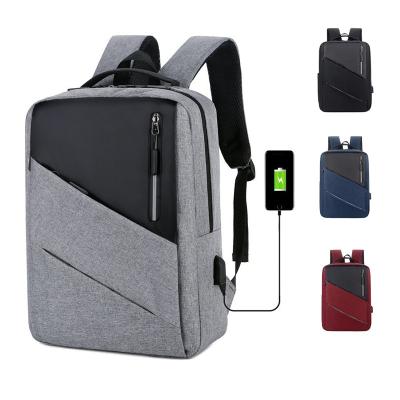 China With 2021 Newest USB Fashion Anti Theft Daily Charging Capacity Laptop Backpack Travel Waterproof Laptop Large Back Bag for sale