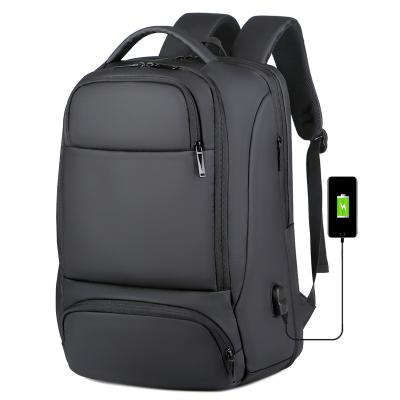 China With New OEM Logo Large Capacity Mens Business USB 2022 Customized High Quality Outdoor Travel Laptop Bag Casual Backpack for sale