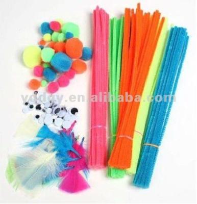 China loom supplies loom braid pom poms and loom 30mm chenille stems for toy accessories Ydd02 for sale