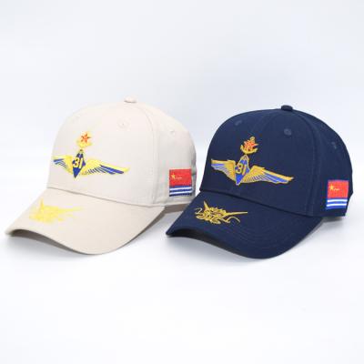 China Navy JOINT Memorial Baseball Cap Customized Outdoor Sports Caps Stereo Embroidered Baseball Cap for sale