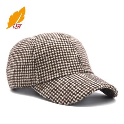 China Bird Plaid Baseball Cap OEM Customized Plaid Fashion Baseball Cap COMMON Tight Tolerance Baseball Cap for sale