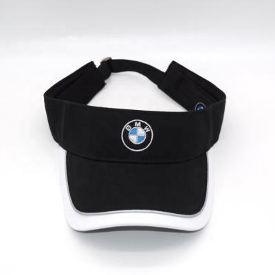 China Factory Customized Car Brand Sunscreen Hat German No-Top Blank Plush BMW Car Hat Car Brand Hat for sale